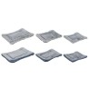 Letto per animali domestici Home ESPRIT Azzurro Grigio Grigio chiaro 85 X 70 X 8 CM 2 Unità