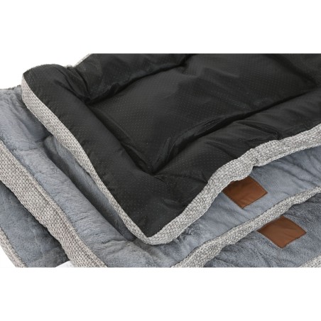 Letto per animali domestici Home ESPRIT Azzurro Grigio Grigio chiaro 85 X 70 X 8 CM 2 Unità