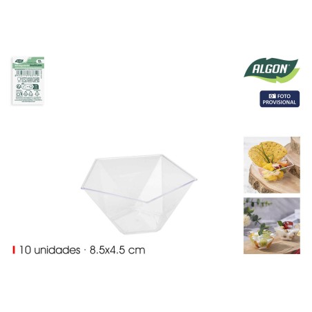 Ciotola per Aperitivi Algon 10 Pezzi (24 Unità)