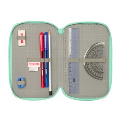 Necessaire Safta Cuore Menta 12,5 x 19,5 x 5,5 cm 37 Pezzi