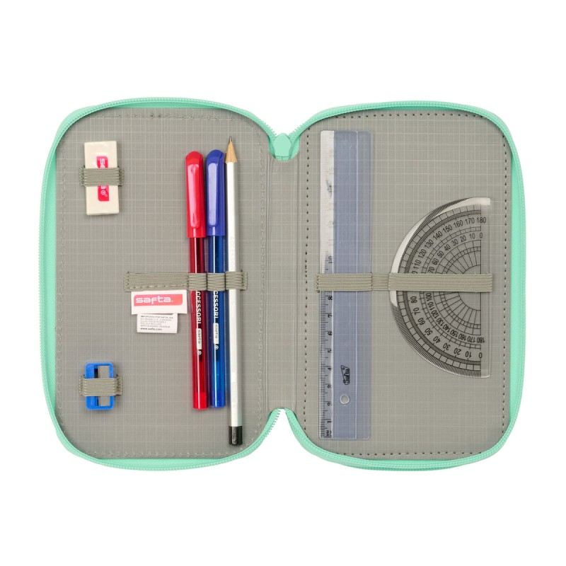 Necessaire Safta Cuore Menta 12,5 x 19,5 x 5,5 cm 37 Pezzi Necessaire Safta Cuore Menta 12,5 x 19,5 x 5,5 cm 37 Pezzi