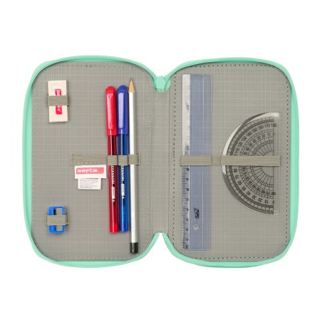 Necessaire Safta Cuore Menta 12,5 x 19,5 x 5,5 cm 37 Pezzi