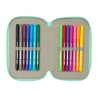 Necessaire Safta Cuore Menta 12,5 x 19,5 x 5,5 cm 37 Pezzi