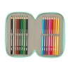 Necessaire Safta Cuore Menta 12,5 x 19,5 x 5,5 cm 37 Pezzi