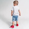 Maglia a Maniche Corte per Bambini Minnie Mouse Grigio 3 Anni