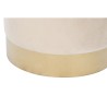 Poggiapiedi DKD Home Decor Beige Bordeaux Velluto 40 x 40 x 42 cm (2 Unità)