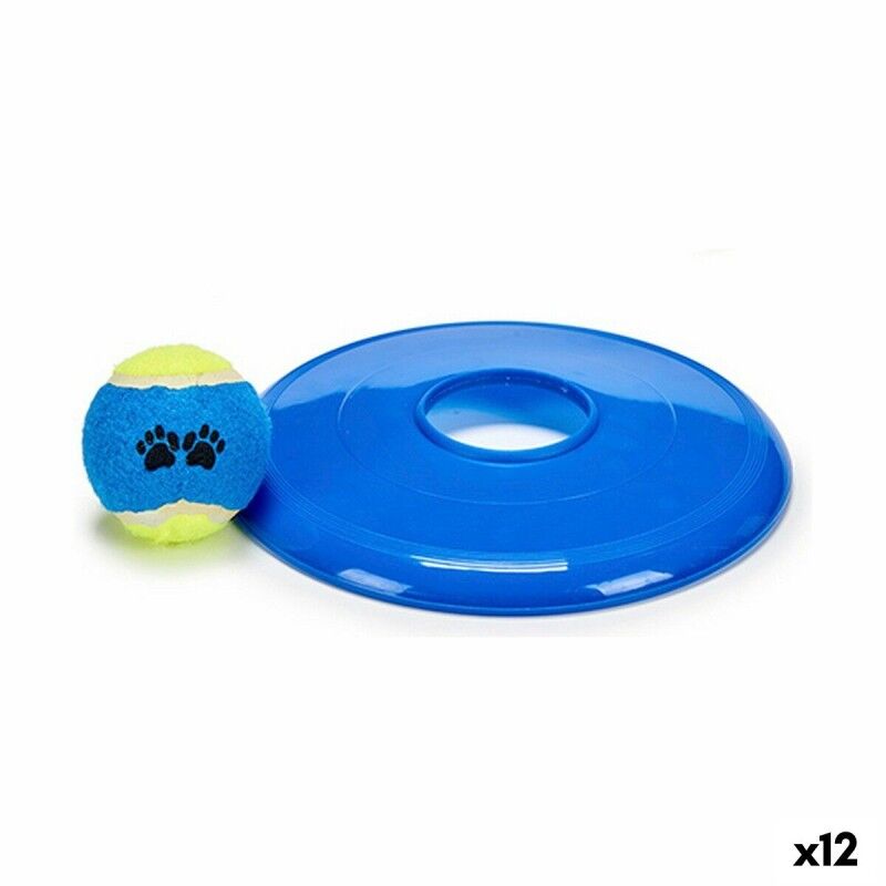 Set di Giocattoli per Cani Palla Frisbee Gomma polipropilene (12 Unità) Set di Giocattoli per Cani Palla Frisbee Gomma polipropilene (12 Unità)
