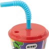 Bicchiere con Cannuccia Mickey Mouse CZ11364 430 ml
