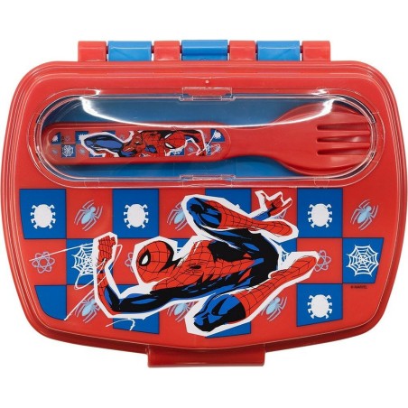Portamerenda con Accessori Spider-Man CZ11272 Plastica
