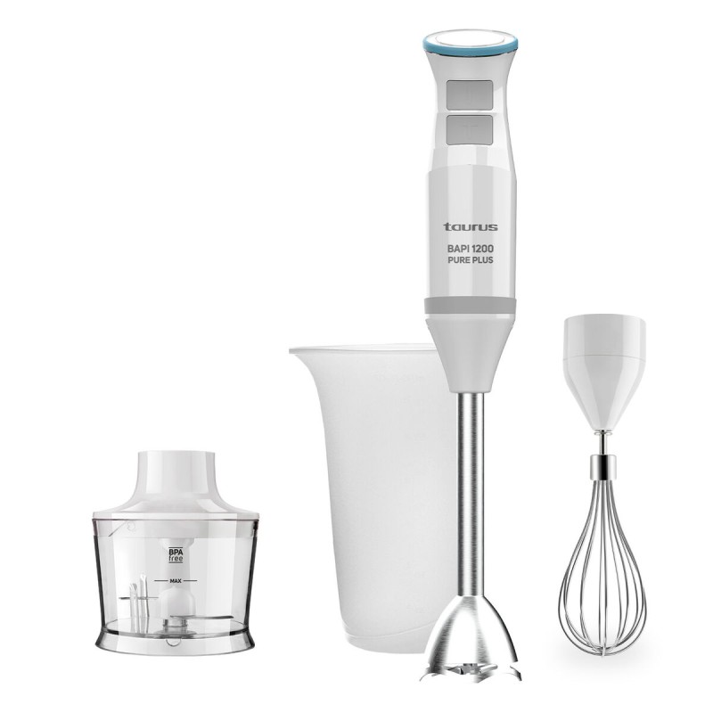 Frullatore ad Immersione Taurus BAPI 1200 PURE PL Bianco 1200 W Frullatore ad Immersione Taurus BAPI 1200 PURE PL Bianco 1200 W