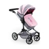 Carrozzina per Bambole Reig Pram Neo Pro Grigio 57 cm