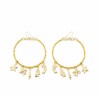 Orecchini Donna Shabama Formentor Ottone bagnato in oro 6 cm