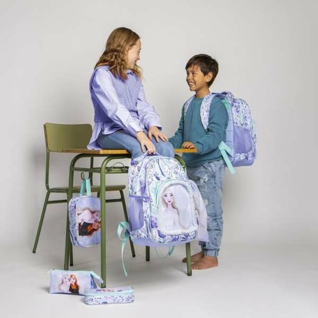 Zaino Scuola Frozen Lilla