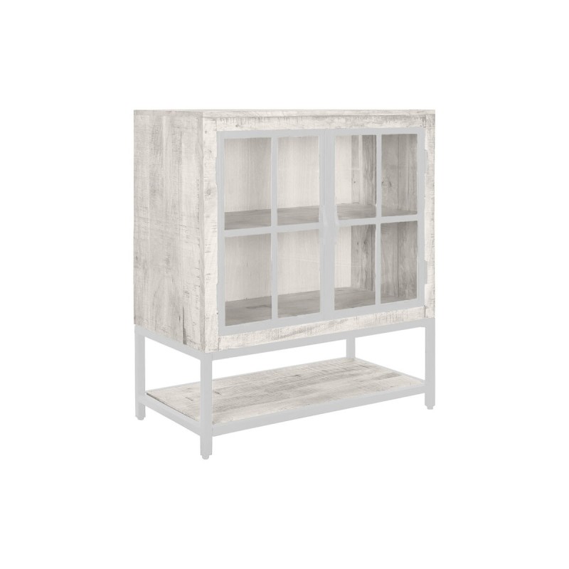 Credenza DKD Home Decor Bianco Metallo Legno di mango 85 x 45 x 100 cm Credenza DKD Home Decor Bianco Metallo Legno di mango 85 x 45 x 100 cm