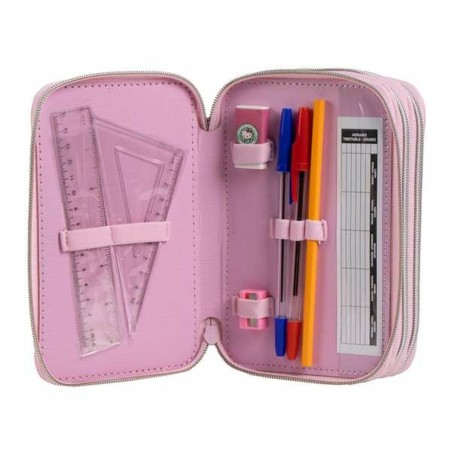Astuccio Hello Kitty Rosa 12,5 x 6,5 x 19,5 cm