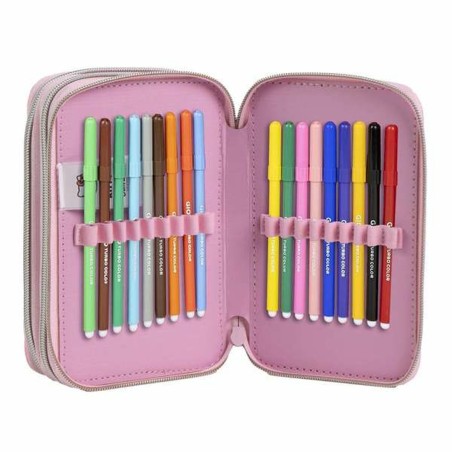 Astuccio Hello Kitty Rosa 12,5 x 6,5 x 19,5 cm