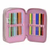 Astuccio Hello Kitty Rosa 12,5 x 6,5 x 19,5 cm