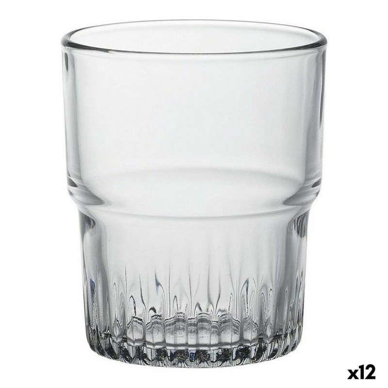 Set di Bicchieri Duralex Impilabile Trasparente 6 Pezzi 160 ml (12 Unità)