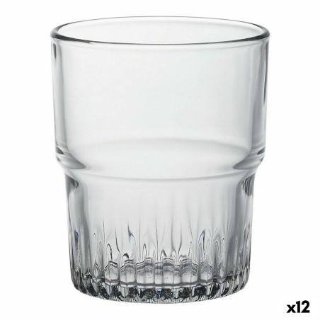 Set di Bicchieri Duralex Impilabile Trasparente 6 Pezzi 160 ml (12 Unità)