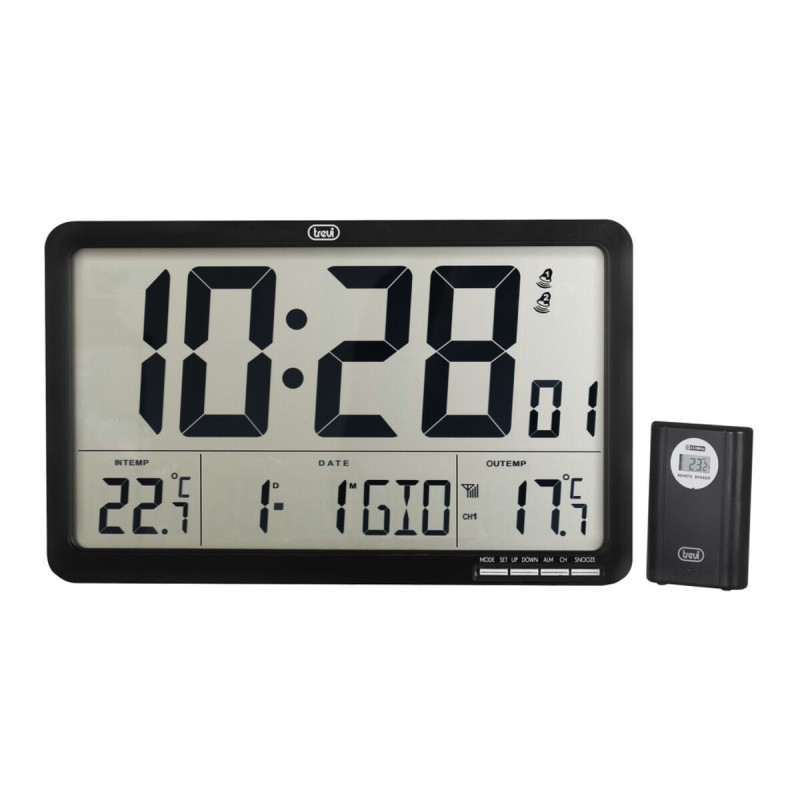 Stazione Meteorologica Multifunzione Trevi 3560 RC Nero Stazione Meteorologica Multifunzione Trevi 3560 RC Nero