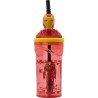 Bicchiere con Cannuccia The Avengers Iron Man Rosso 3D