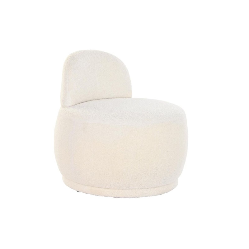Poltrona DKD Home Decor Bianco 66 x 66 x 66 cm Poltrona DKD Home Decor Bianco 66 x 66 x 66 cm