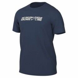 Maglia a Maniche Corte Uomo Nike TEE ESS CORE 4 DM6409 410  Blu Marino