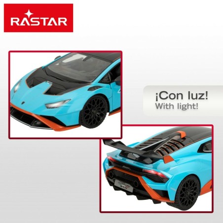 Macchinina Radiocomandata Lamborghini Huracán STO Azzurro 1:14 (2 Unità)