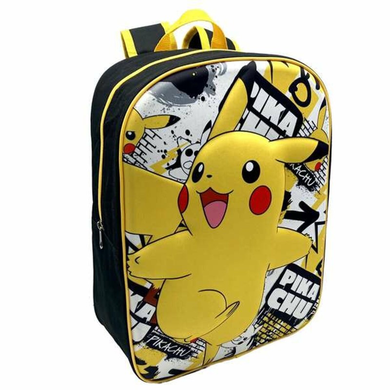 Zaino Scuola 3D Pokémon Pikachu 40 x 30 x 15 cm Zaino Scuola 3D Pokémon Pikachu 40 x 30 x 15 cm
