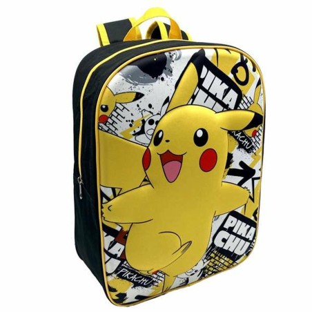 Zaino Scuola 3D Pokémon Pikachu 40 x 30 x 15 cm
