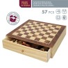 Tabellone da Scacchi e Dama CB Games Legno Sertar (4 Unità)