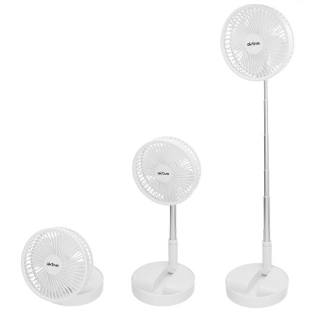 Ventilatore Portatile Pieghevole Aktive Ricaricabile (4 Unità)