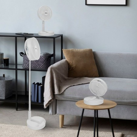 Ventilatore Portatile Pieghevole Aktive Ricaricabile (4 Unità)