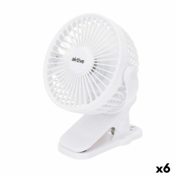 Ventilatore da Scrivania Ricaricabile Aktive (6 Unità)