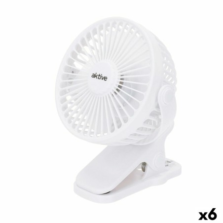 Ventilatore da Scrivania Ricaricabile Aktive (6 Unità)
