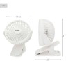 Ventilatore da Scrivania Ricaricabile Aktive (6 Unità)