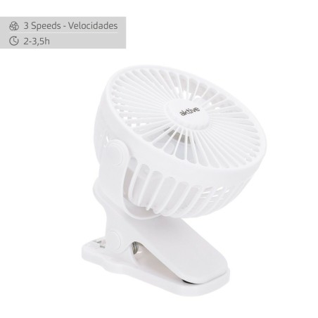 Ventilatore da Scrivania Ricaricabile Aktive (6 Unità)
