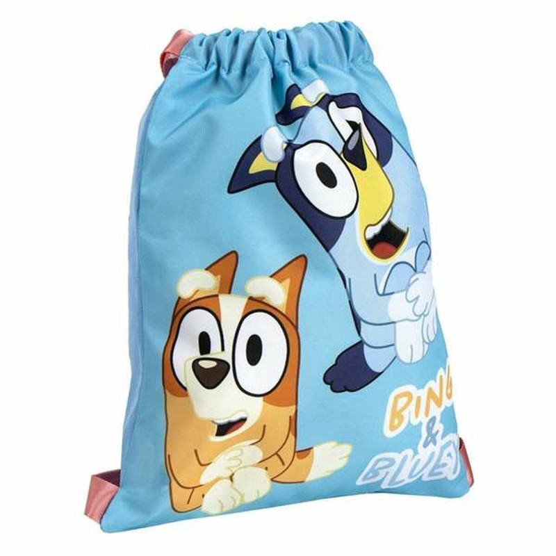 Zainetto con Cordini Bluey Azzurro 27 x 33 cm Zainetto con Cordini Bluey Azzurro 27 x 33 cm