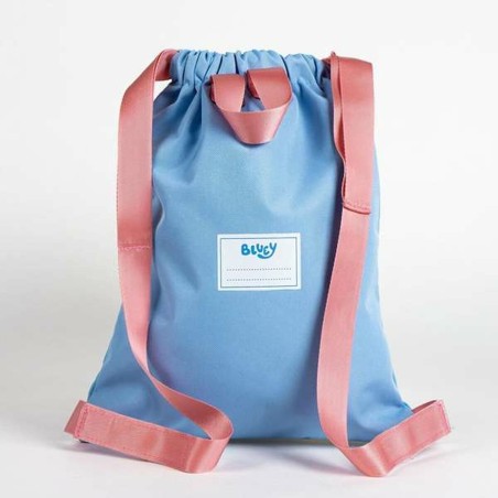 Zainetto con Cordini Bluey Azzurro 27 x 33 cm