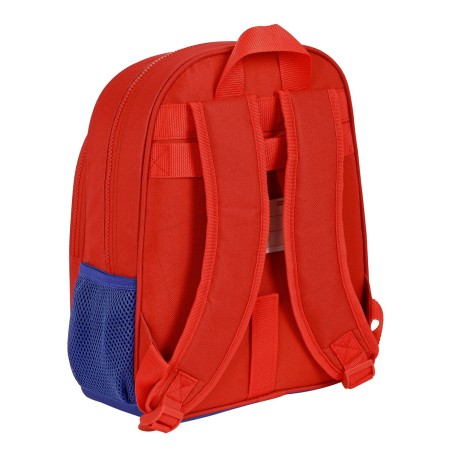 Zaino Scuola Atlético Madrid Rosso Blu Marino 27 x 33 x 10 cm