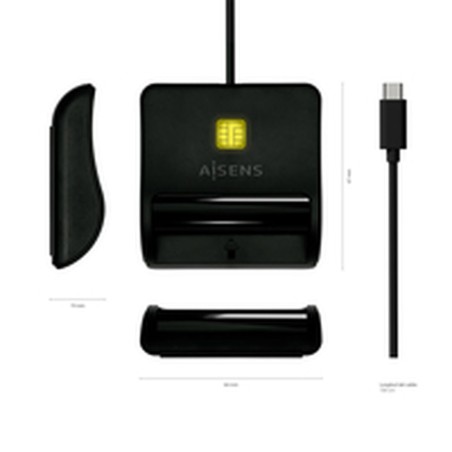 Lettore di Schede DNI/SIP Aisens ASCR-SN03C-BK