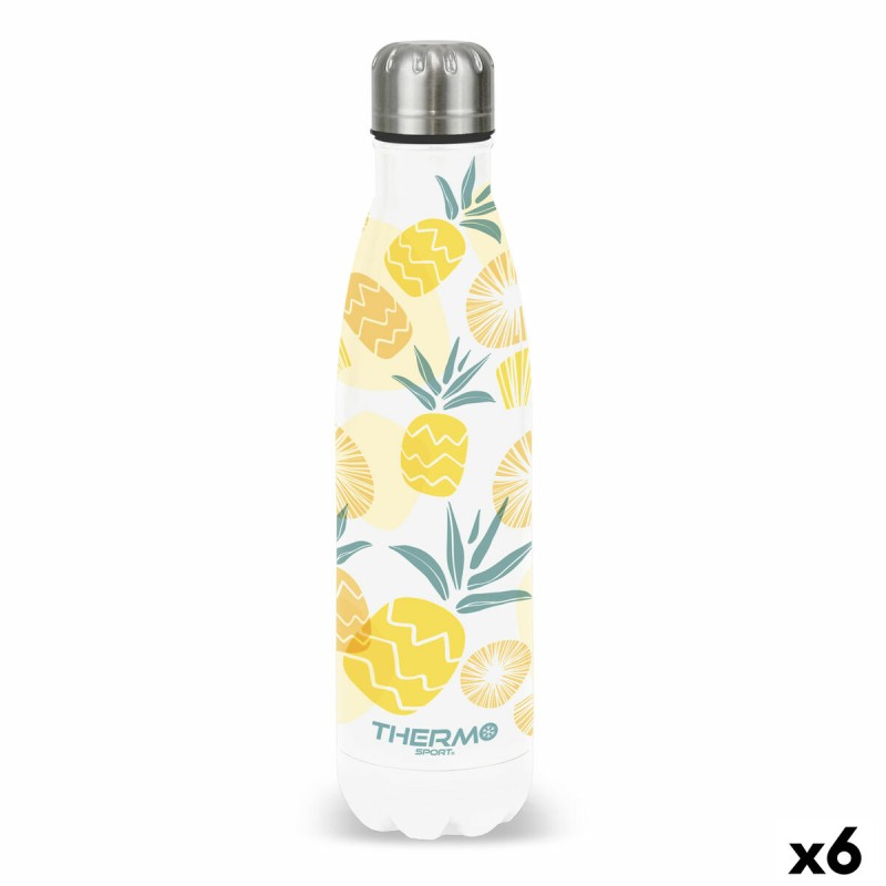 Bottiglia Térmica ThermoSport Ananas 500 ml (6 Unità) Bottiglia Térmica ThermoSport Ananas 500 ml (6 Unità)