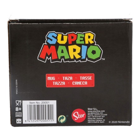 Tazza di Ceramica Super Mario Bianco 325 ml Per bambini Ceramica