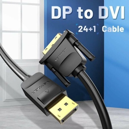 Adattatore DisplayPort a DVI Vention HAFBG Nero 1,5 m