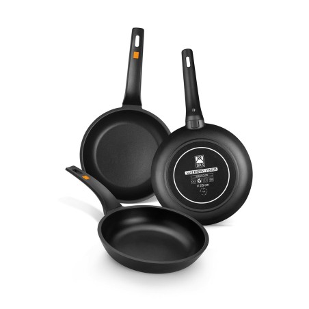 Padella Wok BRA Sartén Efficient Nero Alluminio Ø 24 cm