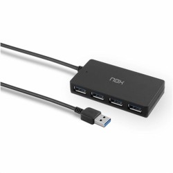 Hub USB Nox-Xtreme NXLITEHUBONE USB x 4 Nero