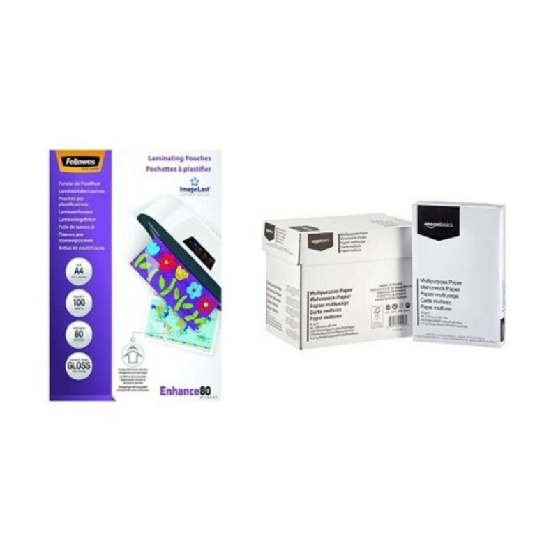 Custodie da plastificare Fellowes 5306114 Trasparente A4 (100 Unità) Custodie da plastificare Fellowes 5306114 Trasparente A4 (100 Unità)