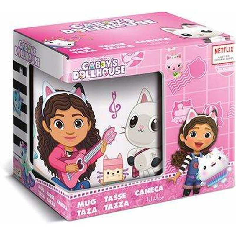 Tazza Mug Gabby's Dollhouse 325 ml Ceramica Pacco Regalo Tazza Mug Gabby's Dollhouse 325 ml Ceramica Pacco Regalo