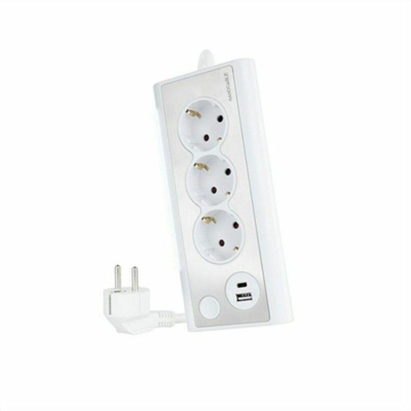 Multipresa 3 Tomas Schuko NANOCABLE 10.37.0013-W Multipresa 3 Tomas Schuko NANOCABLE 10.37.0013-W