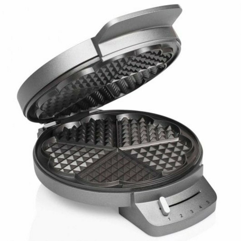 Macchina da Waffle Princess 01.132380.01.001 1200 W Nero Argentato Acciaio Macchina da Waffle Princess 01.132380.01.001 1200 W Nero Argentato Acciaio